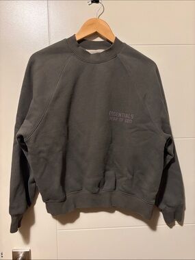 Essentials Fear of God Crewneck Sweatshirt - Charcoal